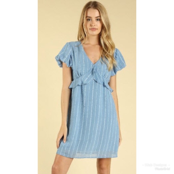 ❤️LAST 1! Best Seller! Bubble Sleeve Ruffle Dress! - Picture 5 of 6